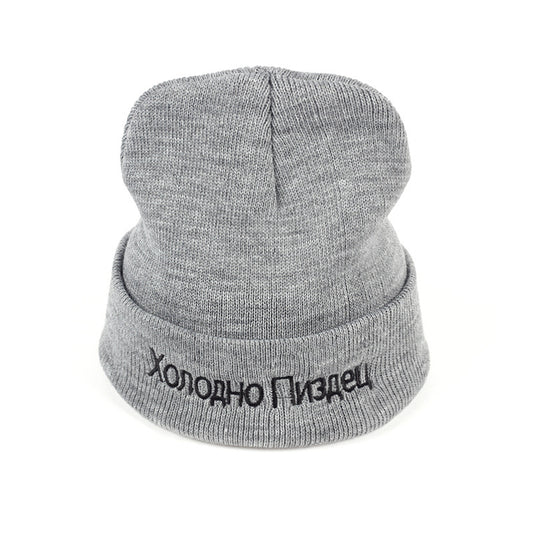 Gorros Tejidos con Bordado para Hombre y Mujer