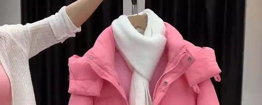 Chaqueta Acolchada con Capucha para Mujer - Abrigo Térmico Grueso - Image 6