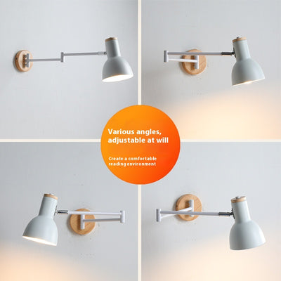 Lámpara de Pared Articulada con Soporte para Pinceles - Diseño Creativo Retráctil - Image 3