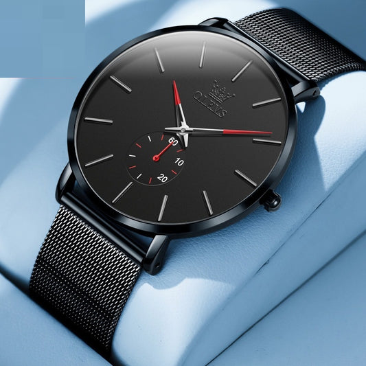 Reloj de Cuarzo Elegante con Hebilla Siamesa - Diseño Minimalista
