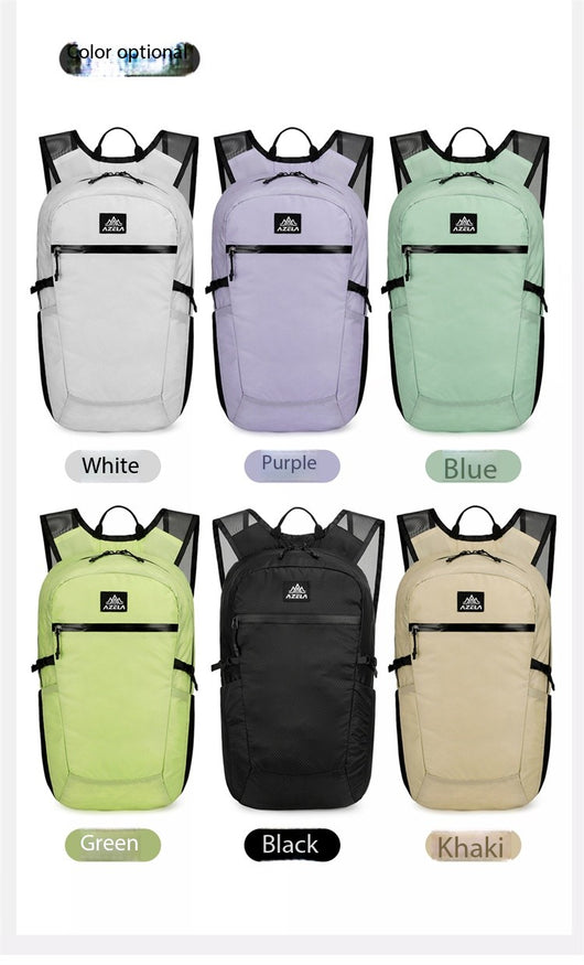 Mochila Ligera Verde Lima AZELA, Daypack de Viaje para Exteriores con Múltiples Bolsillos, Correas de Malla Transpirable, Mochila Casual Duradera para Hombres y - Image 28