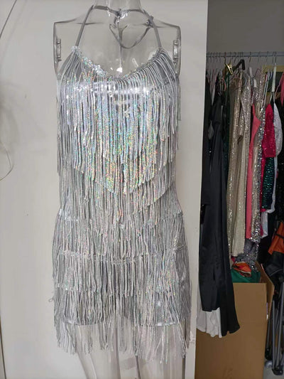 Jumpsuit de Lentejuelas con Tirantes Backless Estilo Discoteca - Image 18