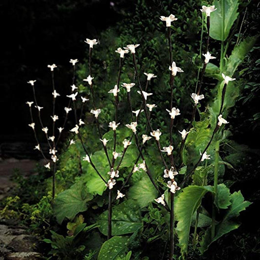 Lámpara Solar Rama de Árbol con Hojas Iluminadas - Image 9