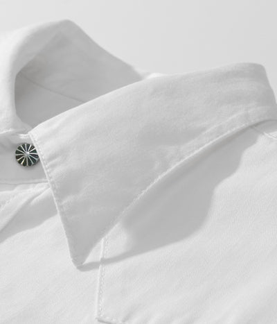 Camisa Denim a Rayas con Efecto Vintage Desgastado - Image 10