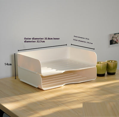 Organizador Multiuso A4 con Bandejas Apilables para Escritorio - Image 7