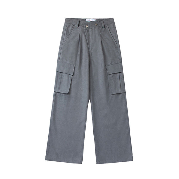 Pantalones Casuales Holgados de Pierna Ancha para Hombre