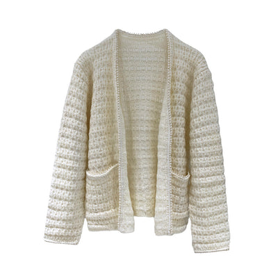 Cardigan de Mujer con Perlas Decorativas - Image 9