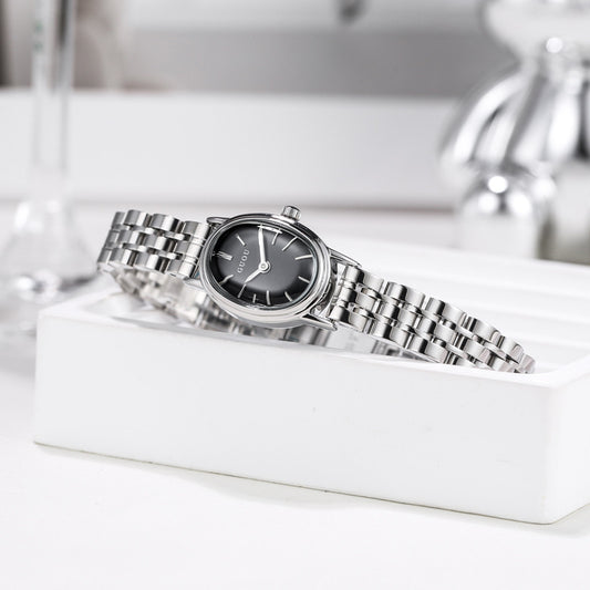Reloj Femenino Casual Lujo Minimalista con Esfera Ovalada - Image 2