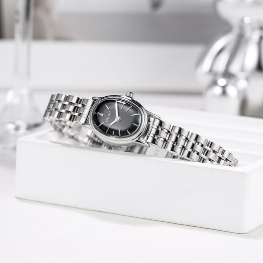 Reloj Femenino Casual Lujo Minimalista con Esfera Ovalada - Image 2