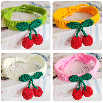 Collar de Lana Tejido a Mano para Gatos - Silencioso y Cómodo