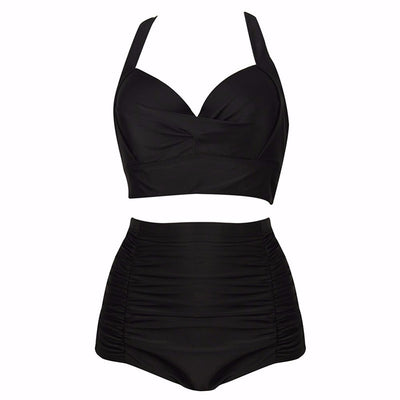 Bikini Estampado Push Up Cintura Alta Talla Grande Multicolor para Mujer - Image 16