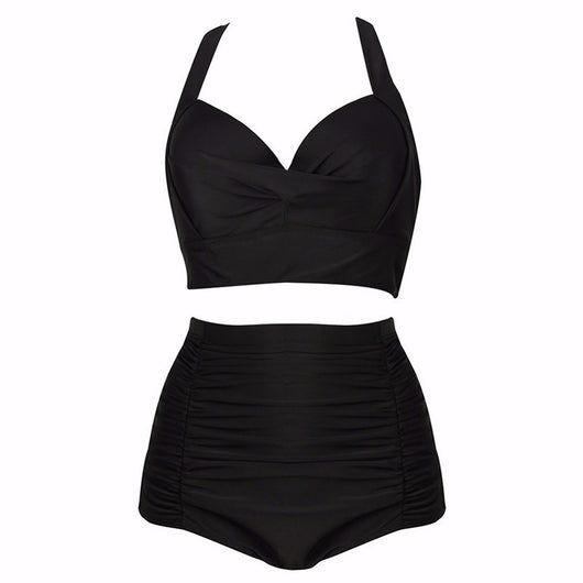 Bikini Estampado Push Up Cintura Alta Talla Grande Multicolor para Mujer - Image 16