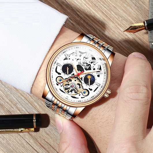 Reloj Mecánico Tourbillon de Moda con Luminiscencia y Resistencia al Agua - Image 2