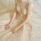 Vestido de Noiva Retrô Francês Ajustado - Design Vintage Elegante