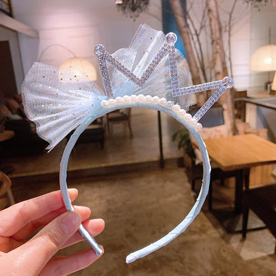 Diadema Infantil Encaje Hielo y Nieve Azul - Image 11