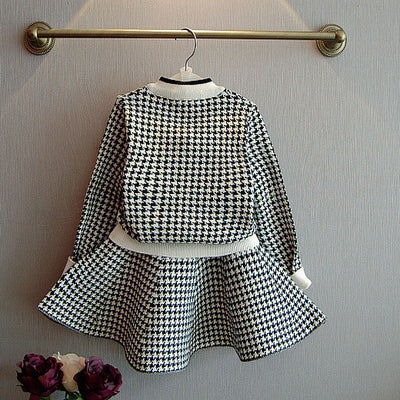 Conjunto de Suéter Tejido Grueso y Cálido para Niñas - Image 3