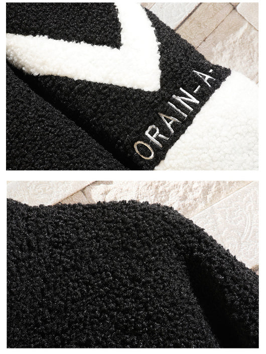 Chaqueta de Lana Cordero con Forro Polar para Hombre - Otoño e Invierno - Image 16