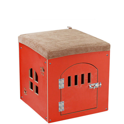 Casa de Mascotas de Madera Desmontable y Lavable para Todas las Estaciones - Image 11