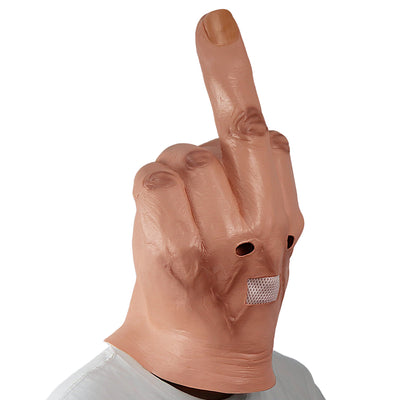 Máscara de Dedo Medio para Halloween - Disfraz Divertido para Fiestas y DJ - Image 6