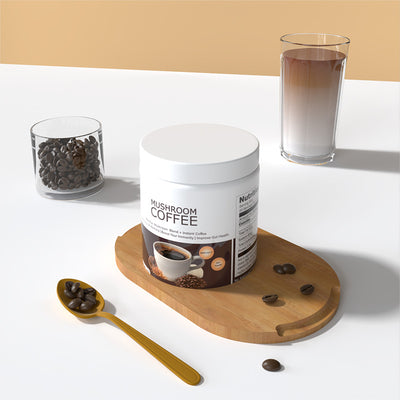 Café de Hongos Ganoderma y Cordyceps - Energía Natural