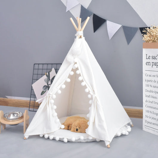 Casa Cama para Mascotas Desmontable y Lavable - 4 Estaciones para Perros y Gatos