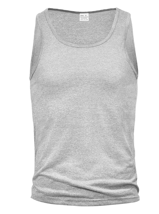 Camiseta Deportiva Hombre Sin Mangas Ajuste I-Strap Colores Sólidos - Image 6