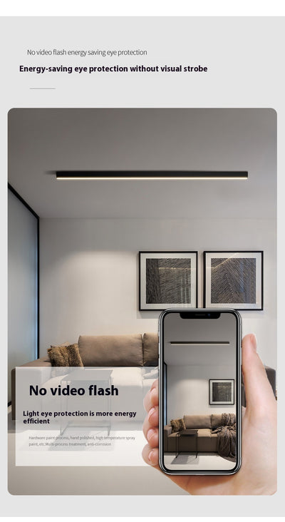 Lámpara de Techo Lineal Minimalista para Sala de Estar - Image 22