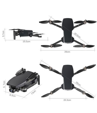 Dron Plegable 4K con Control Remoto y 4 Ejes de Estabilización - Image 10