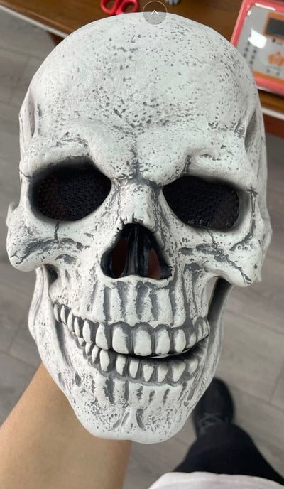 Máscara Cráneo Móvil 3D con Mandíbula Articulada - Disfraz Horror Profesional - Image 8