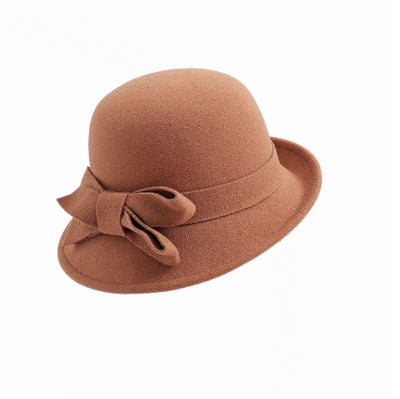 Sombrero Pescador de Lana con Gran Moño y Ala Redondeada - Image 8