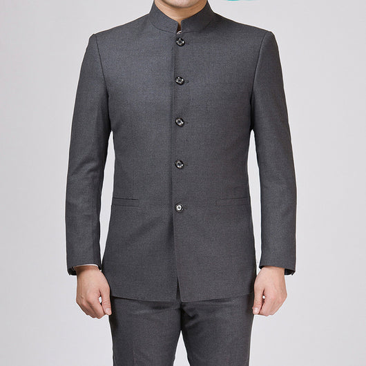 Traje Ejecutivo con Cuello Alzado para Hombre - Image 10