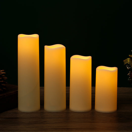 Lámpara LED Cilíndrica con Efecto Onda para Decoración de Bodas, Navidad y Eventos