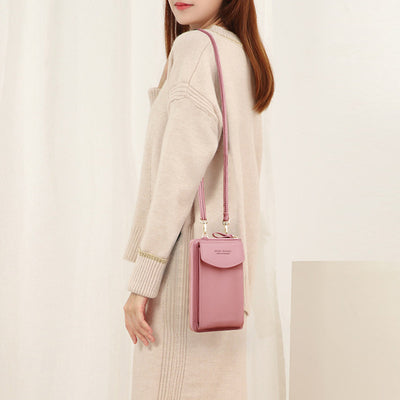 Billetera Crossbody Vertical para Teléfono - Diseño Minimalista y Funcional - Image 4