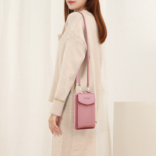 Billetera Crossbody Vertical para Teléfono - Diseño Minimalista y Funcional - Image 4