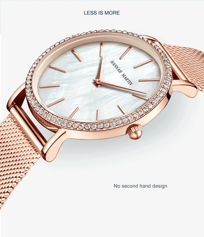 Reloj de Cuarzo para Mujer con Caja de Acero Inoxidable y Esfera de Diamantes - Image 15