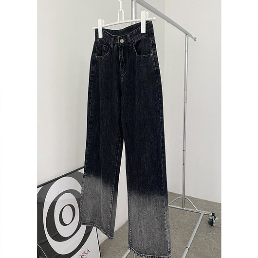 Jeans Skinny Talle Alto Degradado Lavado Oscuro para Mujer - Image 4