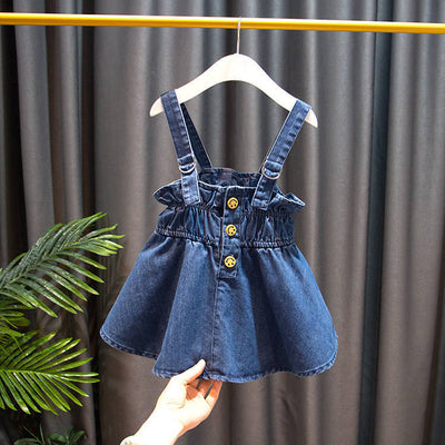 Falda Denim Princess para Niñas - Estilo Casual y Elegante - Image 10