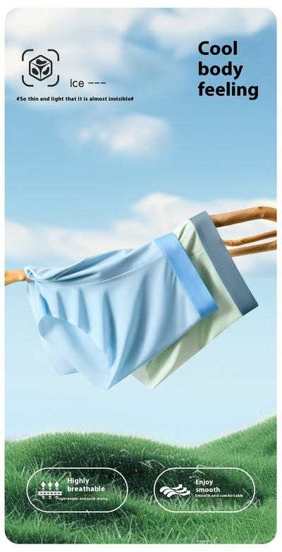 Bóxers Antibacterianos de Seda Fría para Hombre con Entrepierna Refrescante - Image 15