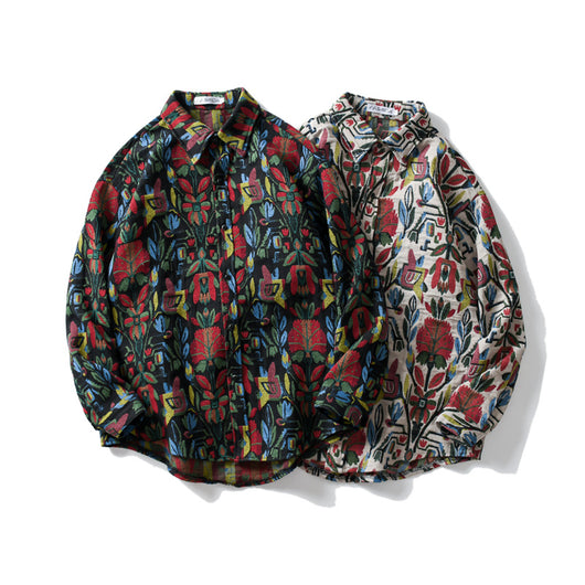 Camisa Étnica Retro Suelta para Hombre - Cálida y Versátil - Image 7