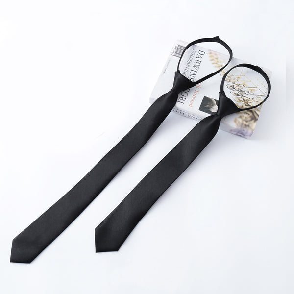 Corbata Elástica Lazy Zip para Hombre - Accesorio Formal Ejecutivo