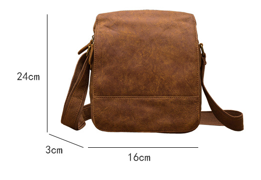 Bolso Mensajero de Cuero Genuino para Hombre - Estilo Ejecutivo Casual - Image 6
