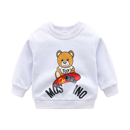 Abrigos y Suéteres Sueltos para Niños y Preadolescentes - Camiseta Base Versátil - Image 4