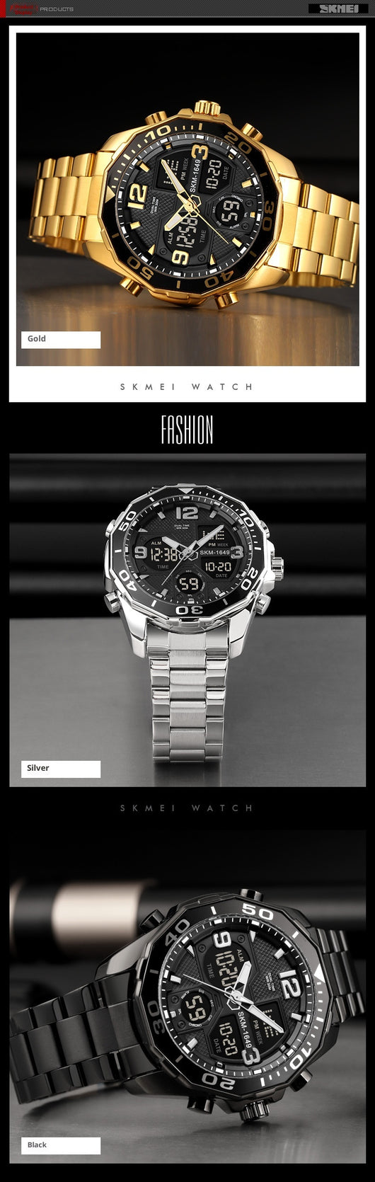 Reloj Espiral Acero Inoxidable para Hombre Estilo Asiático - Image 10