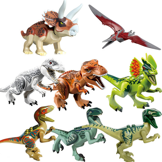 Bloques de Construcción Figuras Dinosaurios en Miniatura para Niños