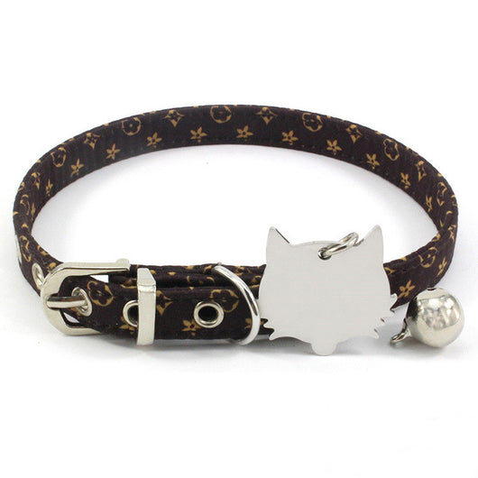 Collar para Mascotas con Grabado Láser Doble Cara y Campana de Latón - Image 8