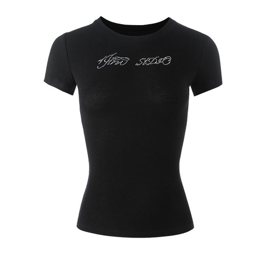 Playera Elástica Hot Diamond Cuello Redondo Manga Corta - Image 12