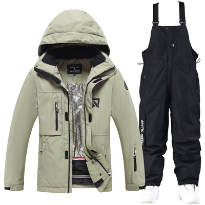Traje de Esquí Doble Tabla para Hombre y Mujer - Abrigo Térmico Invernal - Image 15