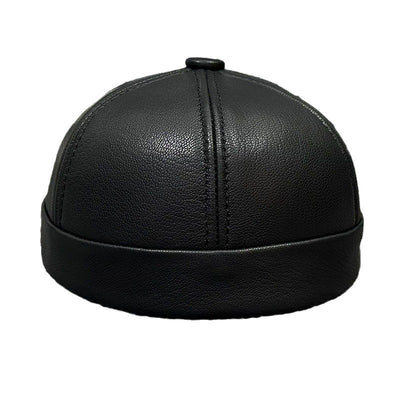 Gorro de Cuero Oveja Abovedado para Otoño e Invierno - Image 5