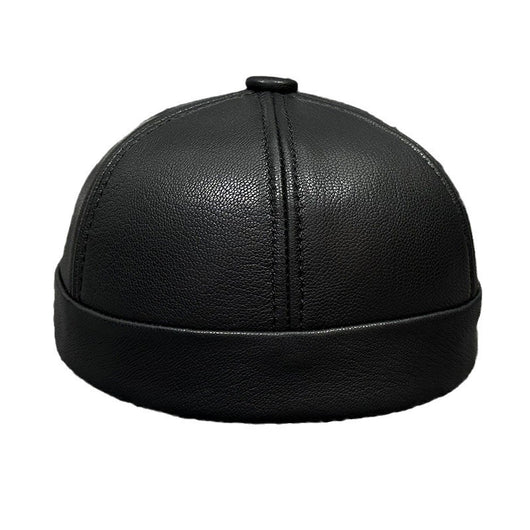 Gorro de Cuero Oveja Abovedado para Otoño e Invierno - Image 5