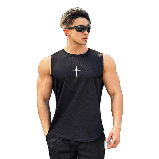 Camiseta Ajustada sin Mangas para Hombre - Image 14